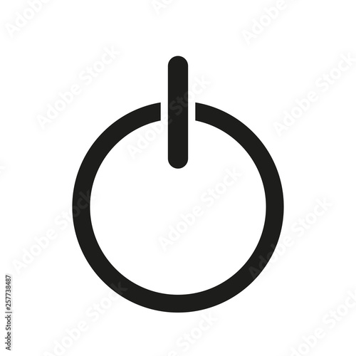 Power icon Vector Illustration on the white background