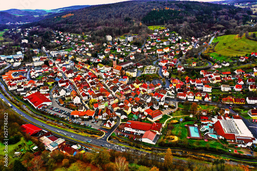 Bad Br  ckenau Luftbilder - Bad Br  ckenau in Bayern aus der Luft