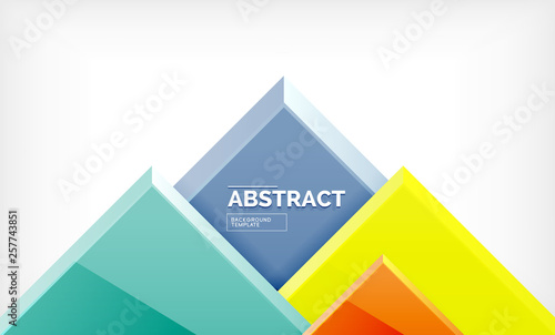 Free Download Geometric abstract background, modern square design - GFXLoad