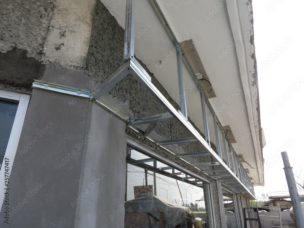 Naklejka premium construccion