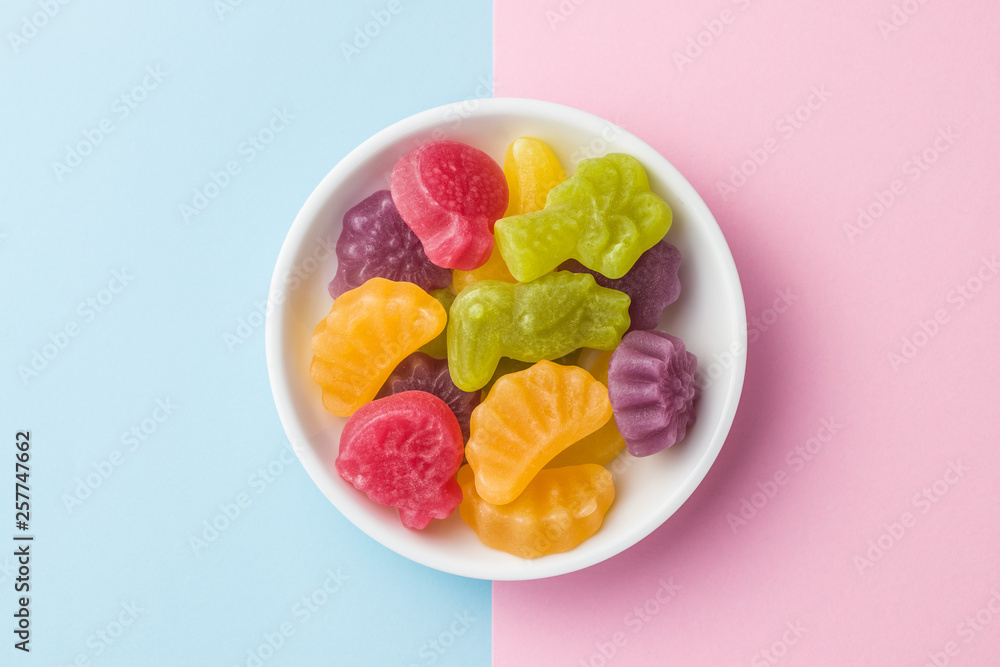 Fruit jelly candies. Fruit jelly candies.