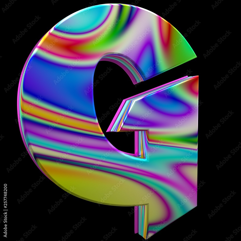 Colorful Circus Alphabet G