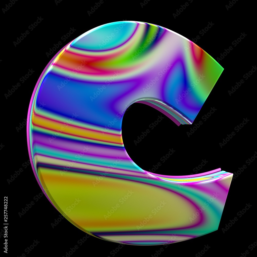 Colorful Circus Alphabet C