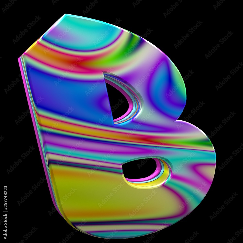 Colorful Circus Alphabet B