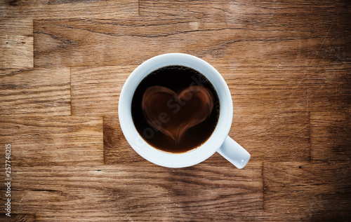 Kaffee mit Herz