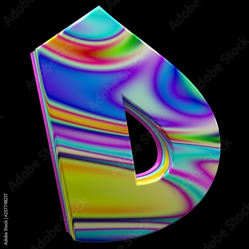 Colorful Circus Alphabet D