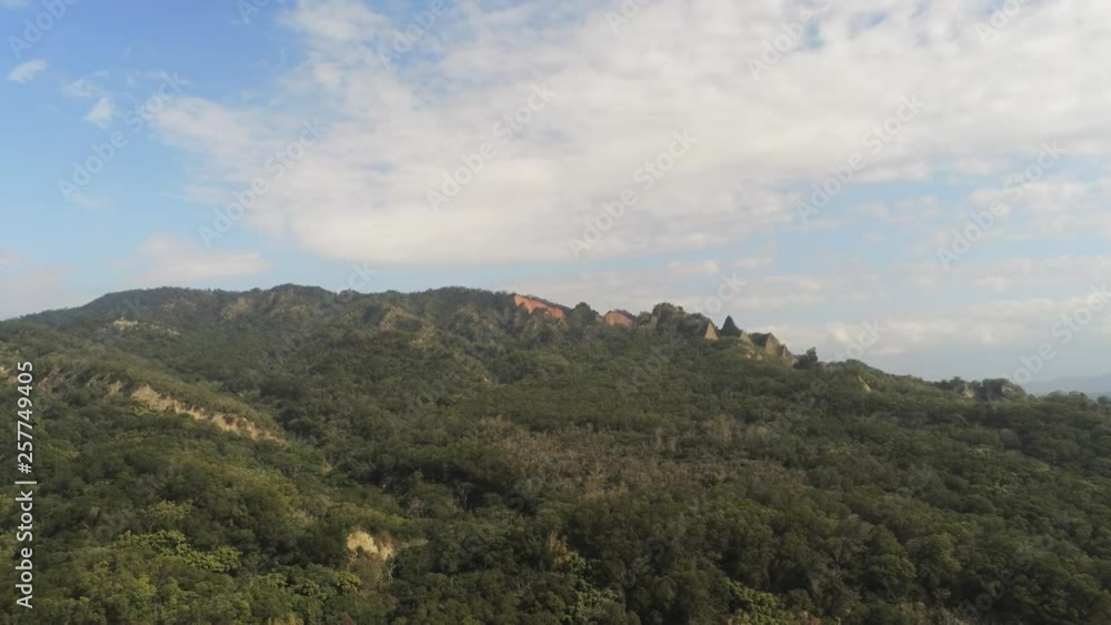 Afternoon view of the Huoyanshan Nature Reserve area Afternoon view of the Huoyanshan Nature Reserve area