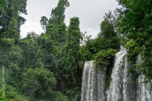 Waterfall in the Kulen Mountains of Cambodia