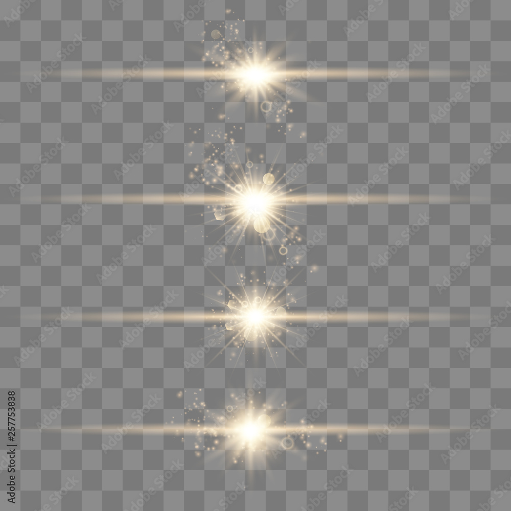 Set of Vector Light Effects. Set of Vector Light Effects.