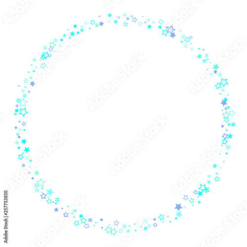 Wallpaper Mural Blue, cyan, turquoise glitter stars confetti Torontodigital.ca