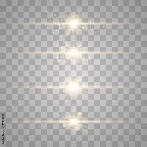 Set of Vector Light Effects. 