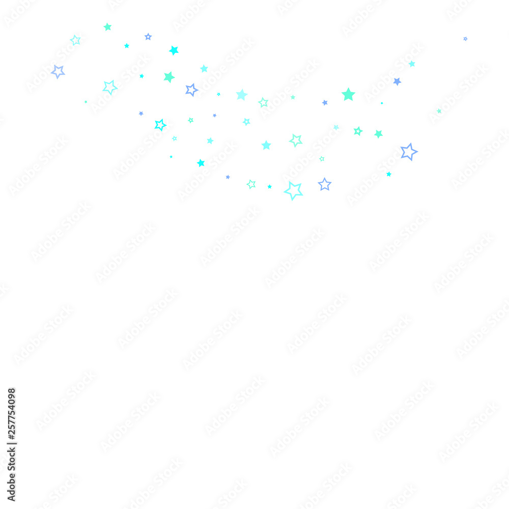 Blue, cyan, turquoise glitter stars confetti Blue, cyan, turquoise glitter stars confetti