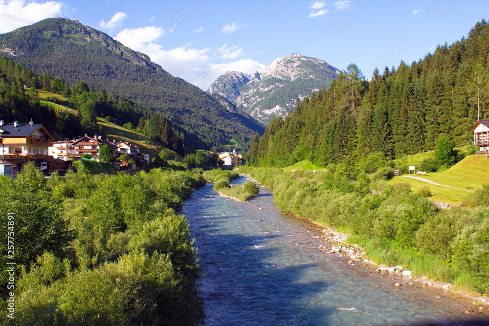 Fototapeta premium Alps in summer