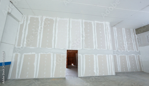 Photography Wall made from plasterboard drywall.