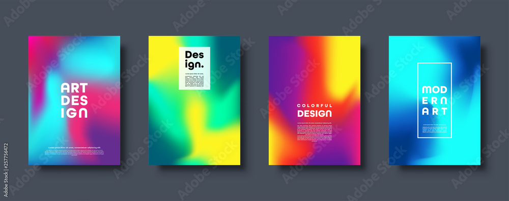 Colorful modern abstract background with neon red, green, blue, purple, yellow and pink gradient. Dynamic color flow poster, banner. Vector illustration. Colorful modern abstract background with neon red, green, blue, purple, yellow and pink gradient. Dynamic color flow poster, banner. Vector illustration.