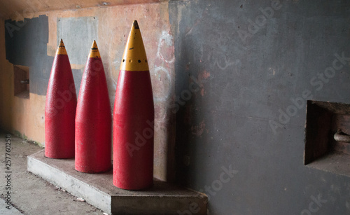 Quadro su tela artillery rounds
