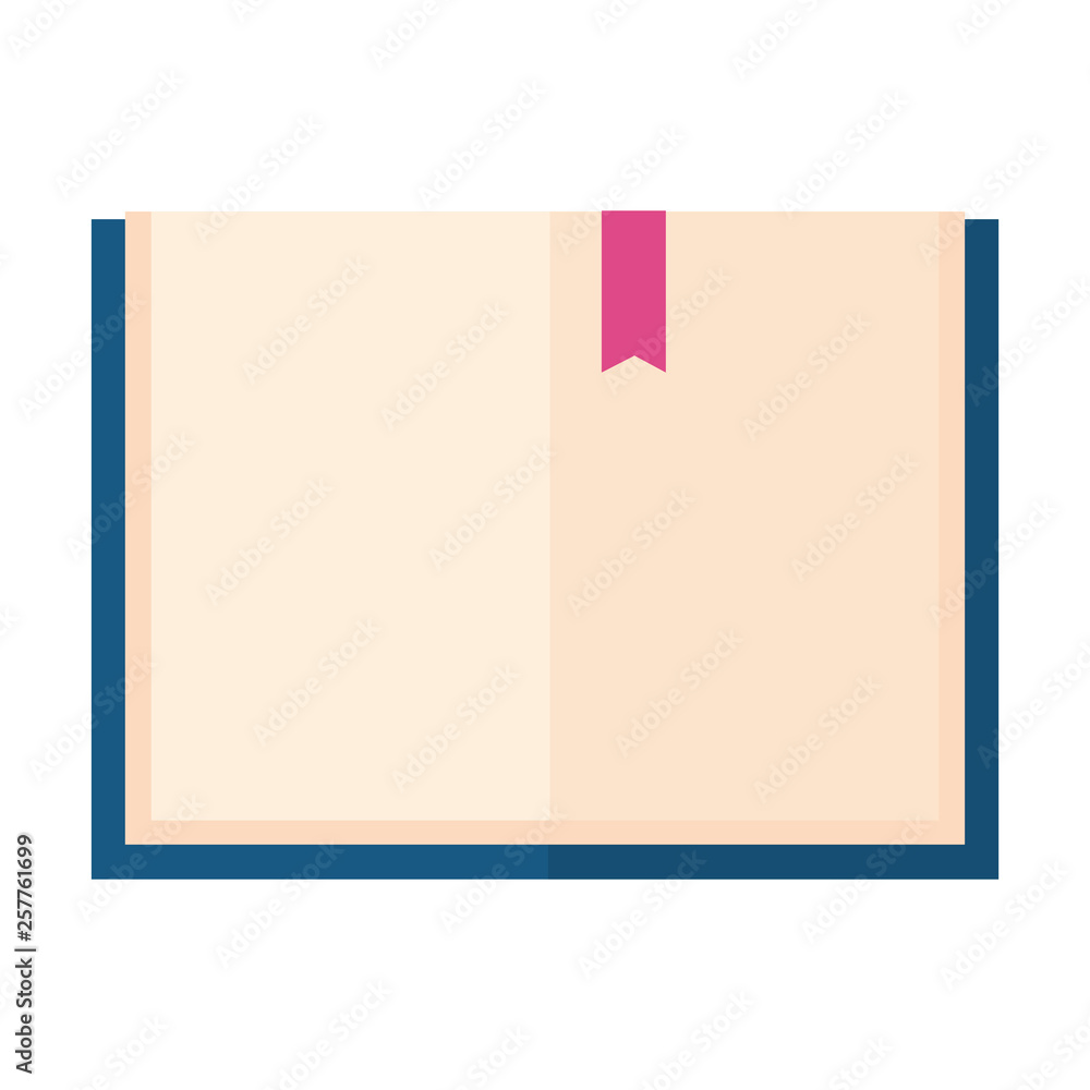 Fototapeta premium open book isolated icon