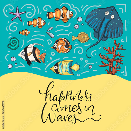 Happiness comes in waves