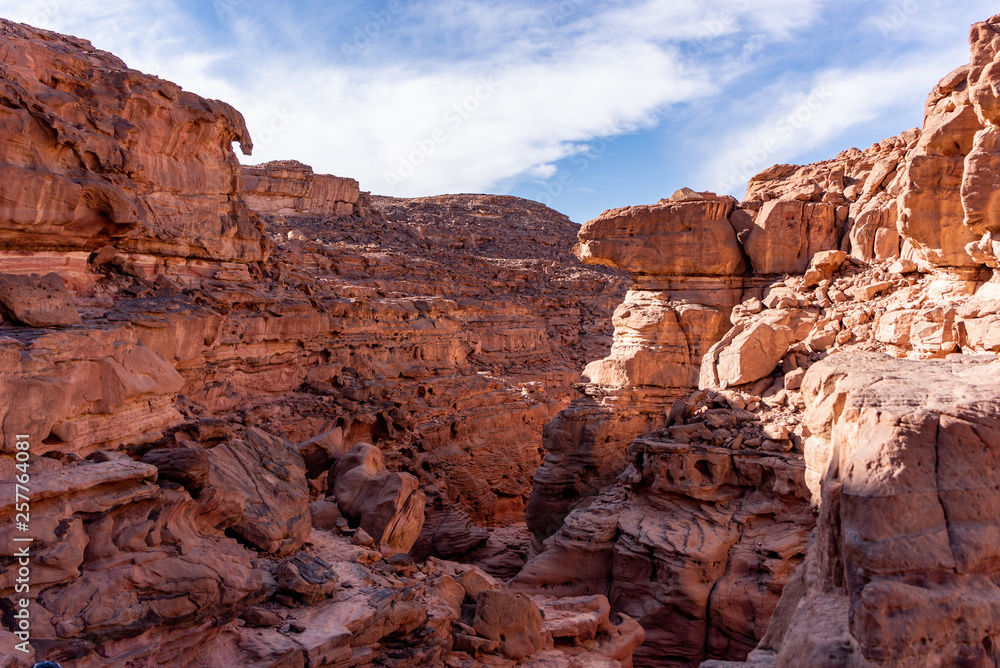 Colored canyon, sinai, egypt