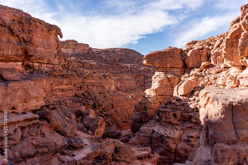 Colored canyon, sinai, egypt