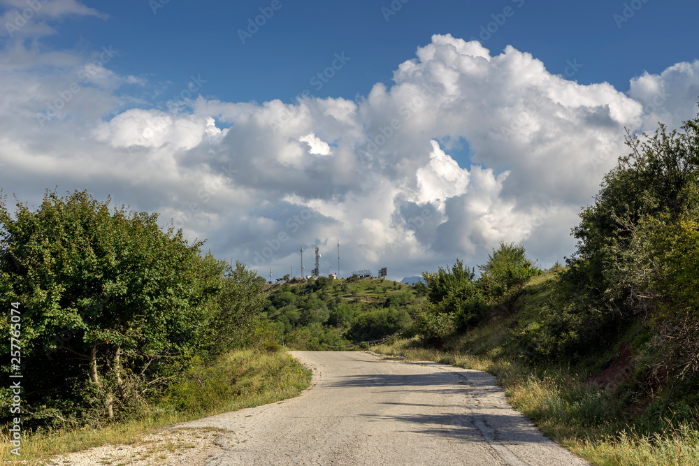 Rural road in the mountains (region Tzoumerka, Epirus, Greece) Rural road in the mountains (region Tzoumerka, Epirus, Greece)