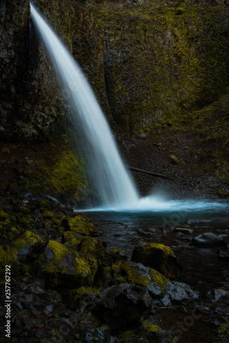 The lush Ponytail Falls in Oregon s Columbia River Gorge