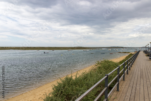 The town of Tavira in Algarve (Portugal)