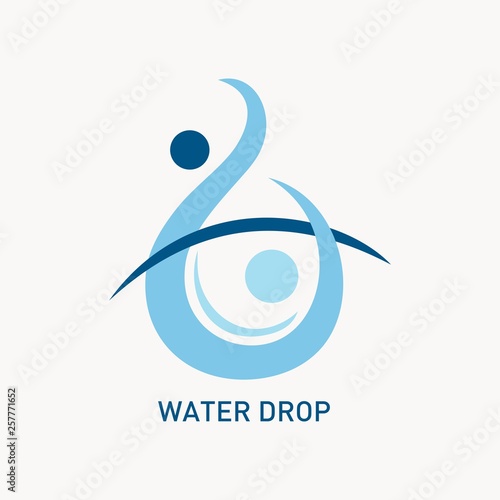 Water drop logo 