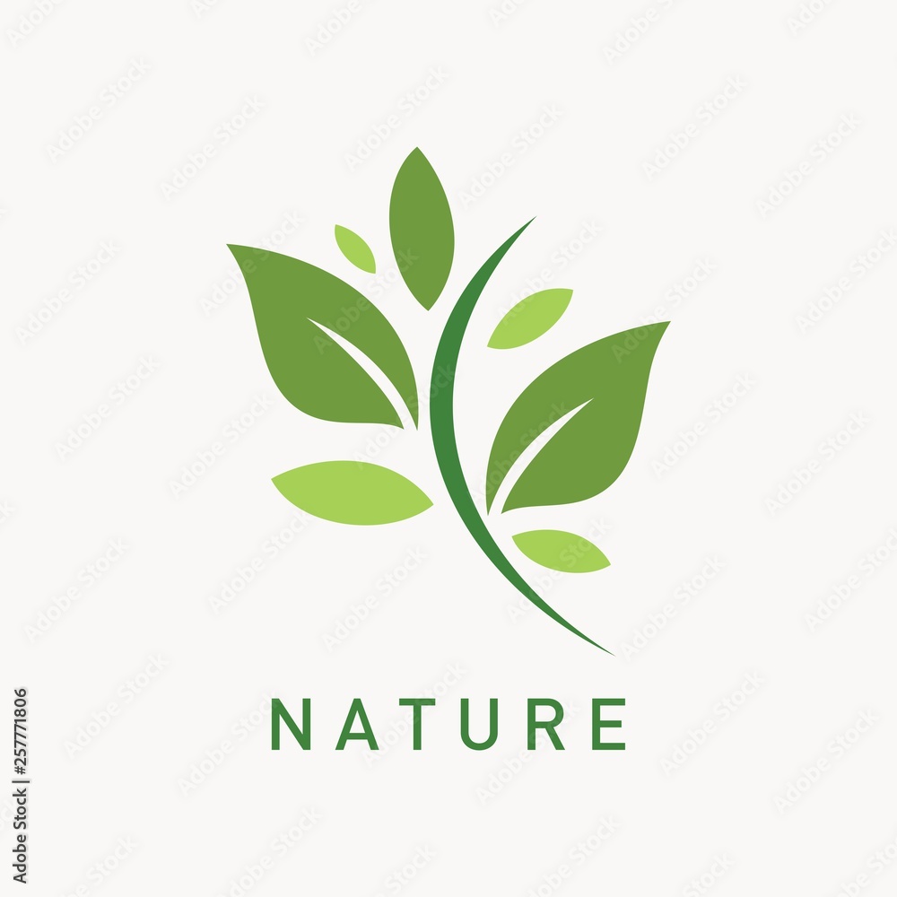Nature logo template