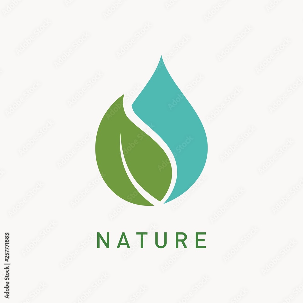 Water drop logo 