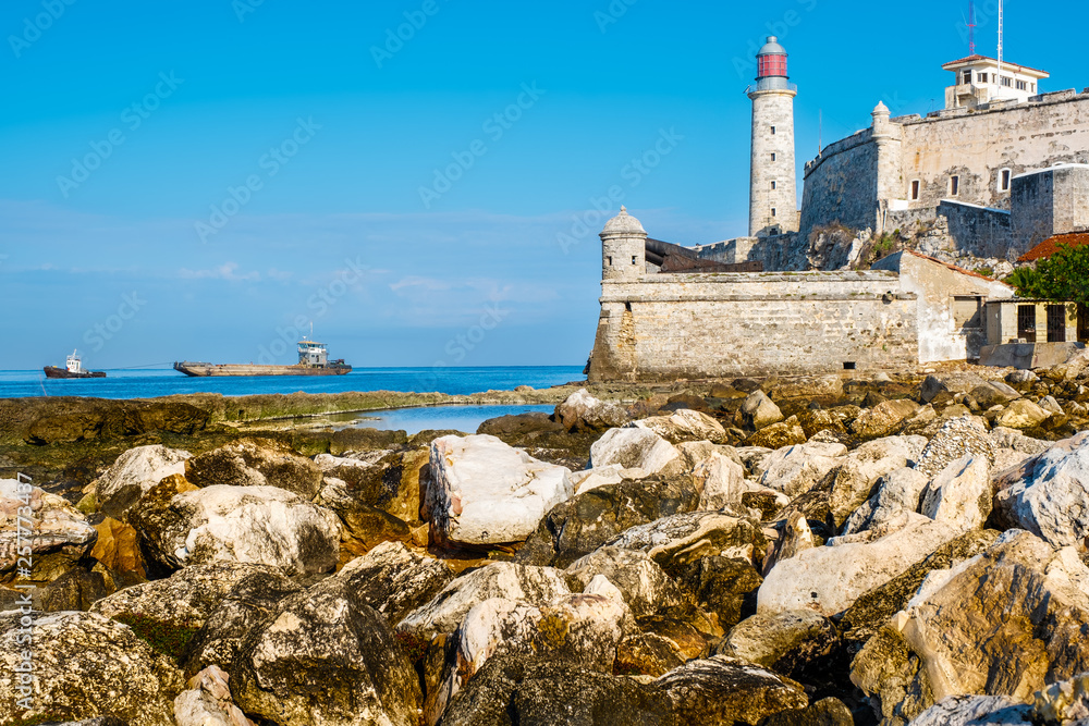 The iconic castle of El Morro, a symbol of Havana