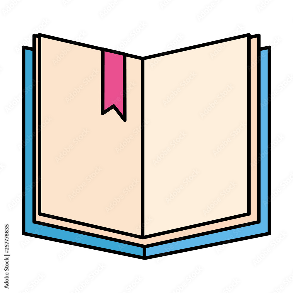 open book isolated icon
