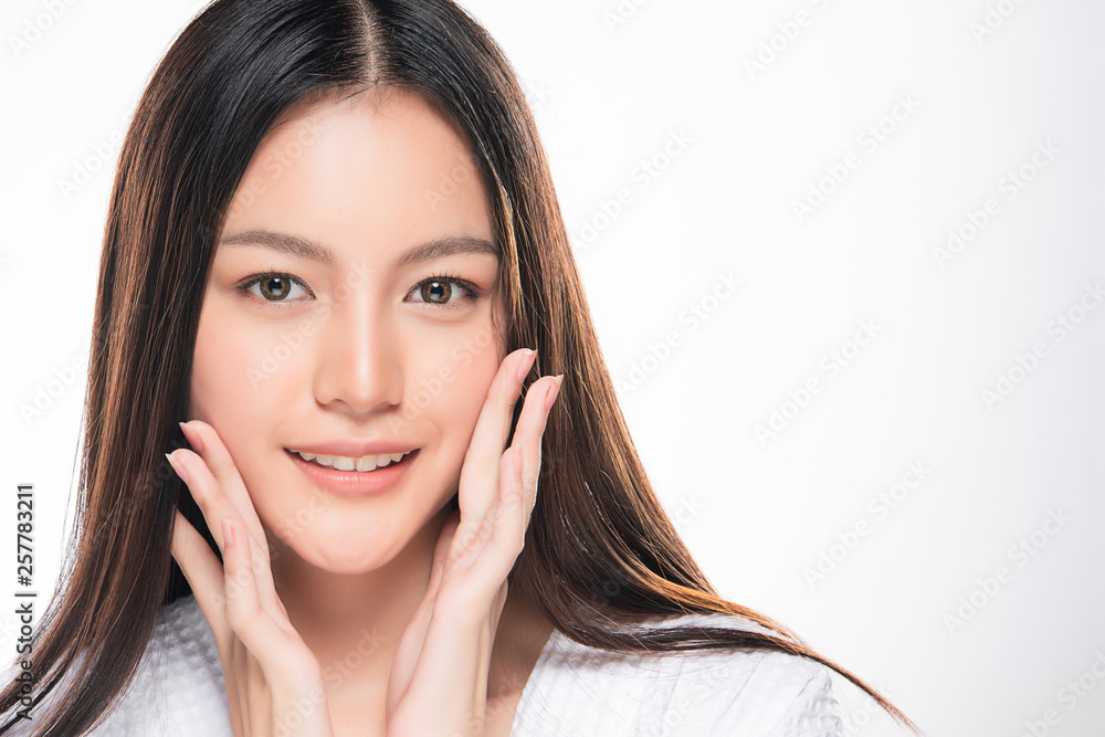 Beautiful Young asian Woman with Clean Fresh Skin Beautiful Young asian Woman with Clean Fresh Skin