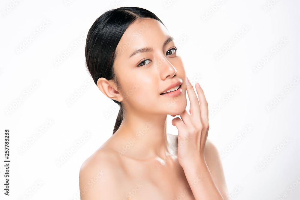 Beautiful Young asian Woman with Clean Fresh Skin Beautiful Young asian Woman with Clean Fresh Skin