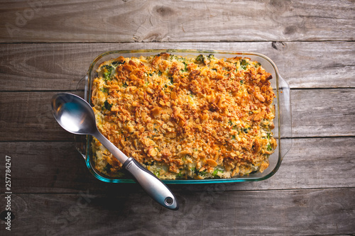 Turkey casserole with broccoli and rice