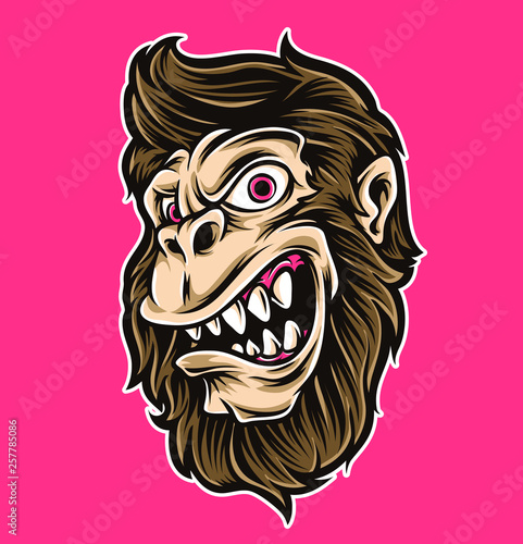 monkey cartoon vector