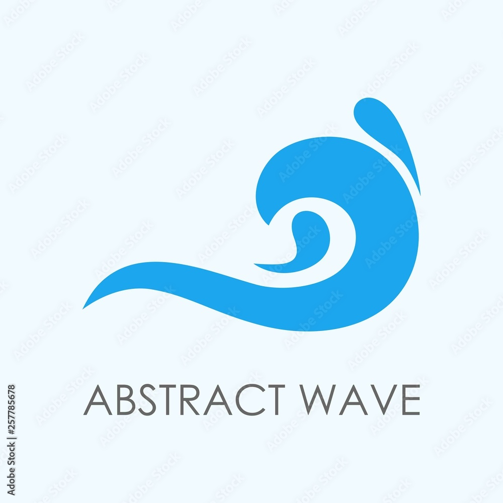 Abstract wave logo template Abstract wave logo template