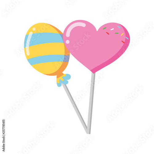 sweet lollipops candy