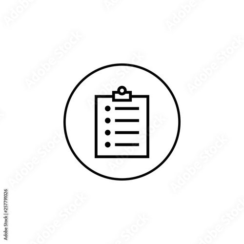 check list icon symbol vector