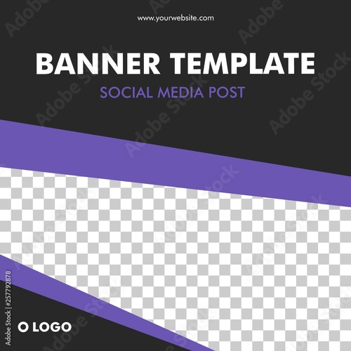 Social Media Post Template Banner Design