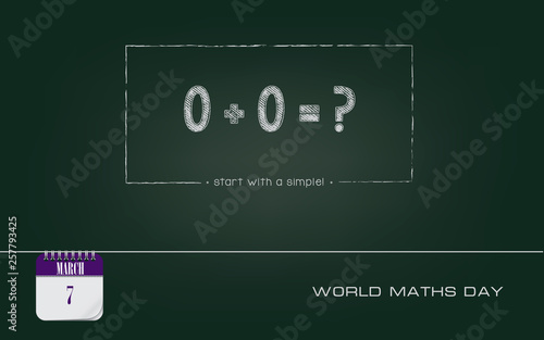 Postcard World Maths Day