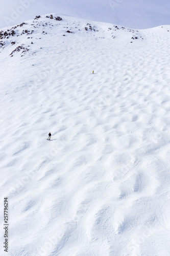 Foto Mogul Ski Slope at Lake Louise in the Canadian Rockies