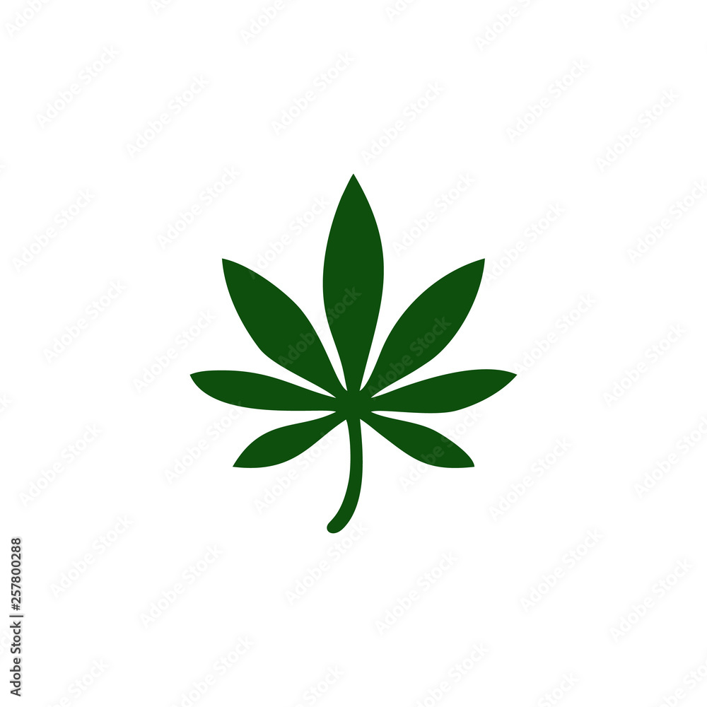 Marijuana leaf icon Marijuana leaf icon