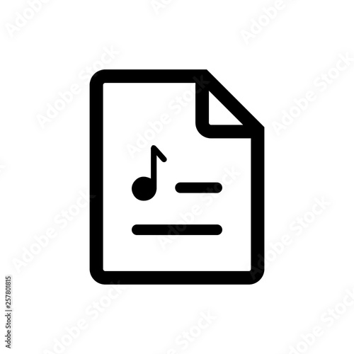 Music file icon