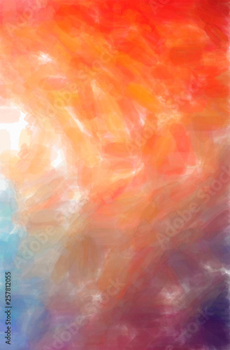 Abstract illustration of orange  pink  red Watercolor background