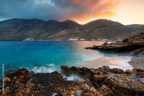 Seascape taken near Kamares village on Sifnos island. © milangonda