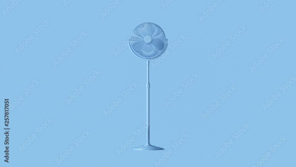 Pale Blue Standing Office Cooling fan Pale Blue Standing Office Cooling fan