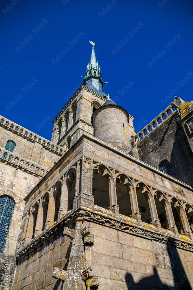 Fototapeta premium Mont Saint-Michel, Manche, Normandie, France.