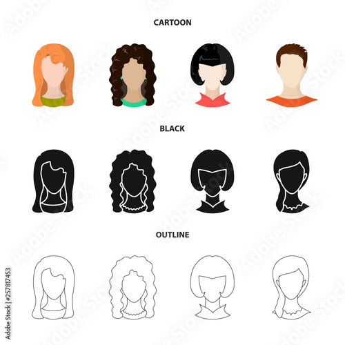 Isolated object of professional and photo logo. Set of professional and profile stock symbol for web.