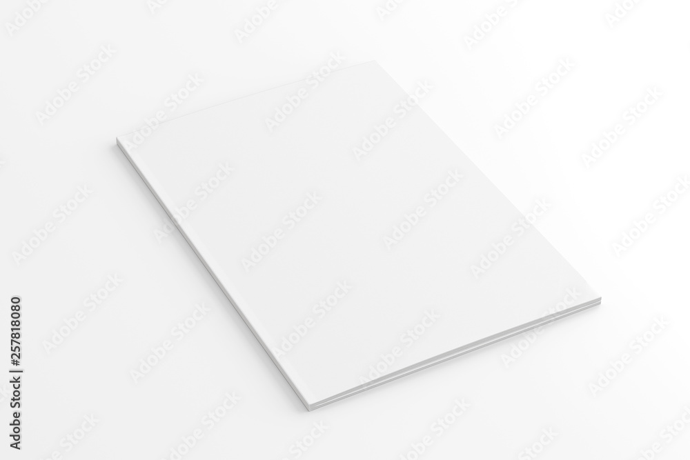 Mock up of an magazine - 3d rendering Mock up of an magazine - 3d rendering
